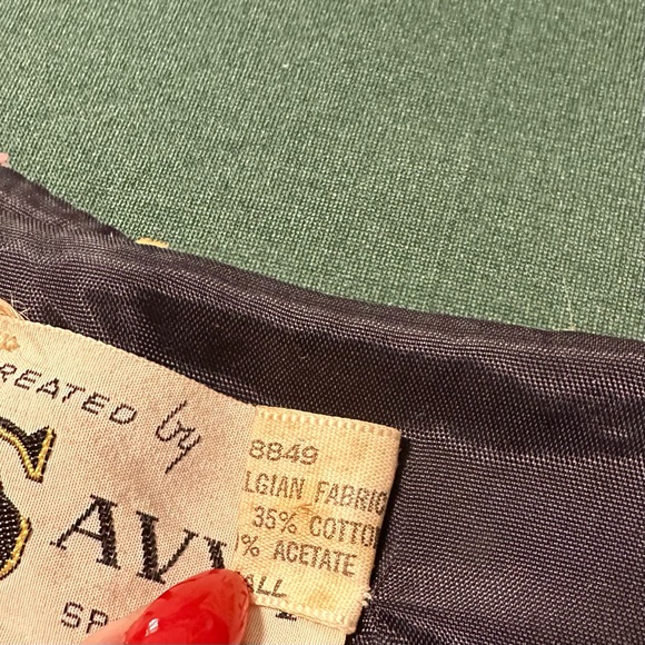 VINTAGE 60s 70s Colorful Tapestry Vest - Picture 5 of 7